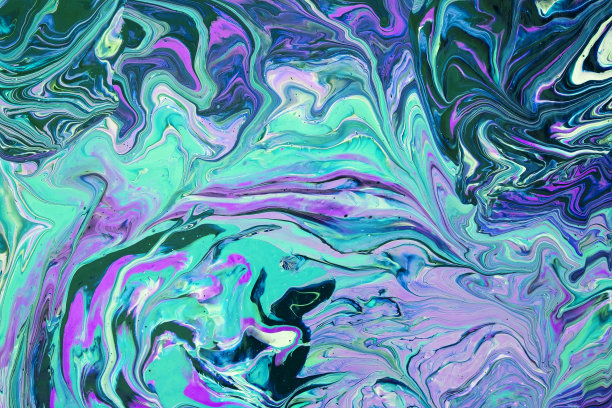 流体艺术绘画。抽象装饰大理石纹理。图片下载