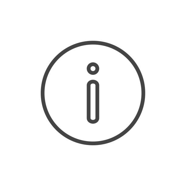 矢量图标信息白色孤立的背景。图片下载