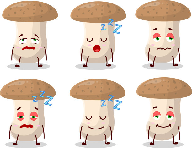 卡通人物施明治带着睡意图片下载