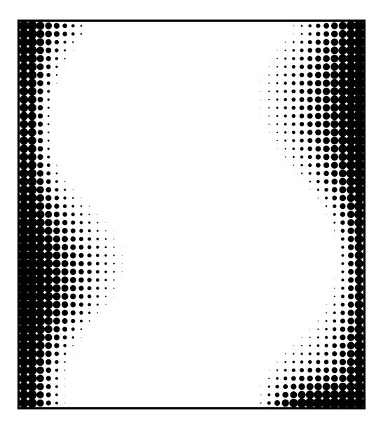 复古波普艺术半色调边界背景框架图片下载