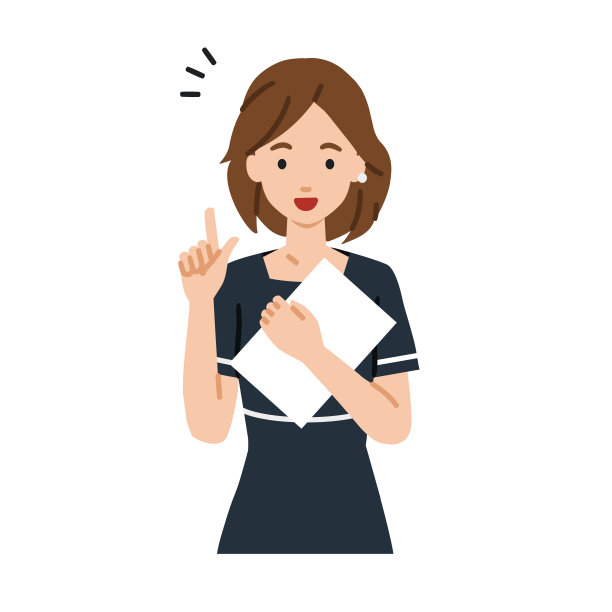 一位女美容师站在那里用手指着图片下载