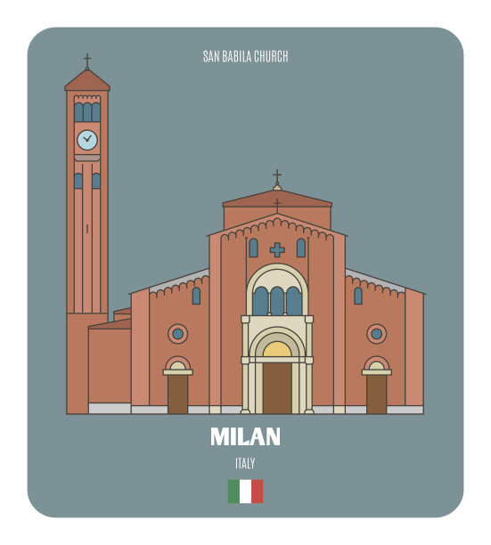 意大利米兰的圣巴比拉图片下载