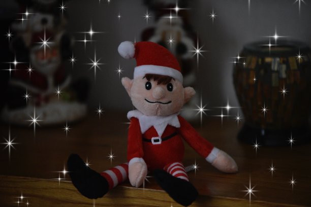 精灵在架子上图片下载