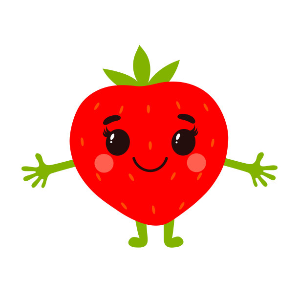 草莓想要拥抱图片下载
