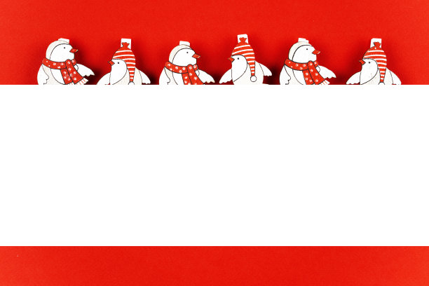 圣诞节，2022年新年，红色时尚平面构图与鸟类。冬季鸟类。Top view明信片，祝贺，横幅。副本的空间。最小化，文本空间图片下载