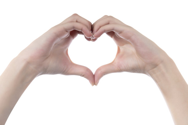 手持红心图片下载