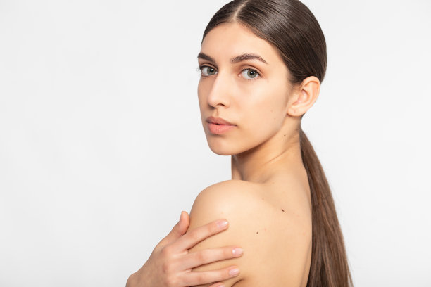 美女健康肌肤概念自然彩妆美丽图片下载