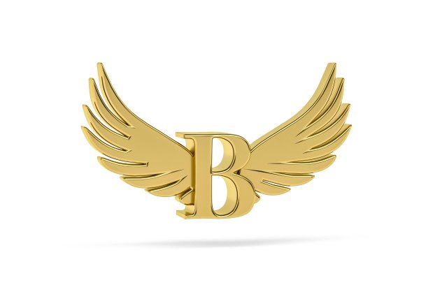 字母B有天使的翅膀图片下载