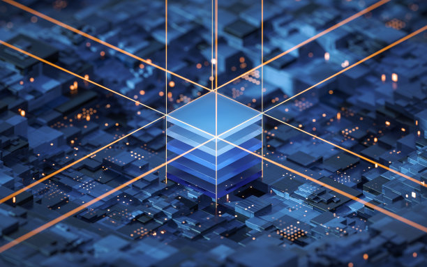 电路与材料，科学与技术，三维渲染。图片下载