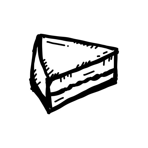 蛋糕手绘设计图片下载