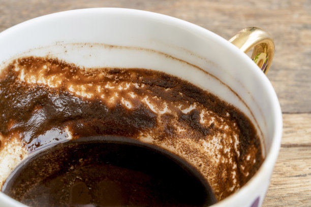 土耳其咖啡渣形状的杯子，用来占卜图片下载