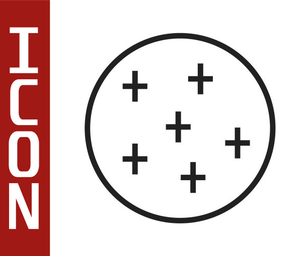 黑线满月图标孤立在白色图片下载