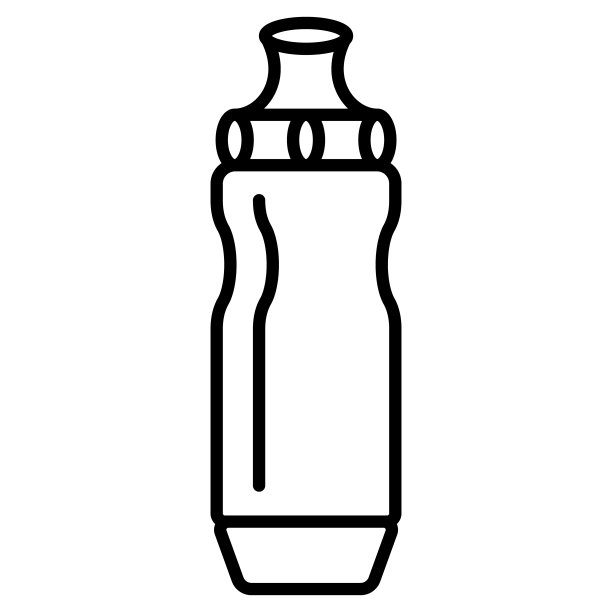 方便在外热饮的热瓶。热容器，热水瓶，体育，旅游，旅游。露营。矢量图标，轮廓，孤立图片下载