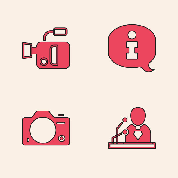 设置突发新闻电影院摄像机信息和图片下载