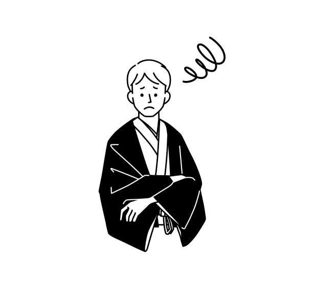 一个穿着日本和服的男人惹上了麻烦图片下载