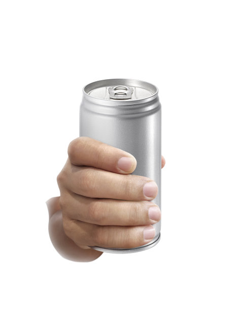 拿铝的人可以在白色背景下隔离图片下载