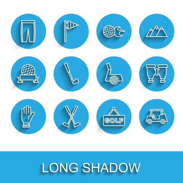 套线高尔夫球手套交叉高尔夫球杆裤图片下载