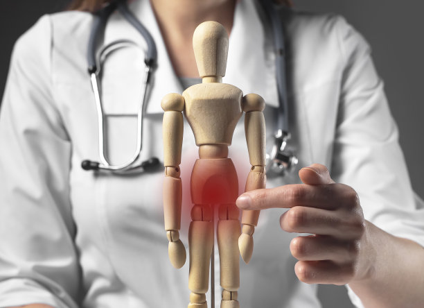 胯部疼痛的概念。男性健康问题图片下载