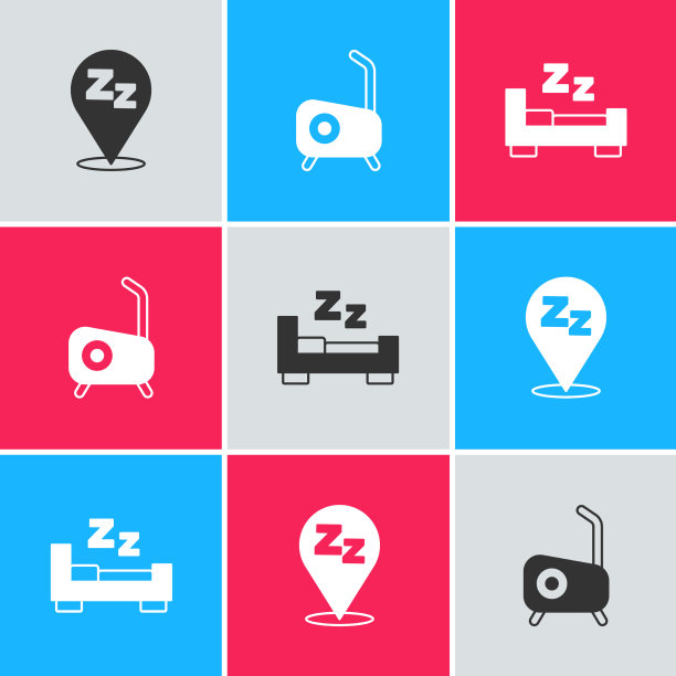 设定睡意固定自行车和睡觉时间图片下载