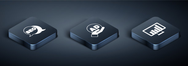 设置等距seo优化监视器与图形图片下载