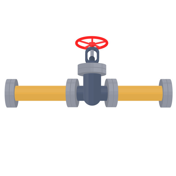 阀门在管道上。天然气管道图片下载