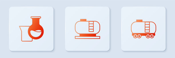 设置油箱、储油试管和铁路图片下载