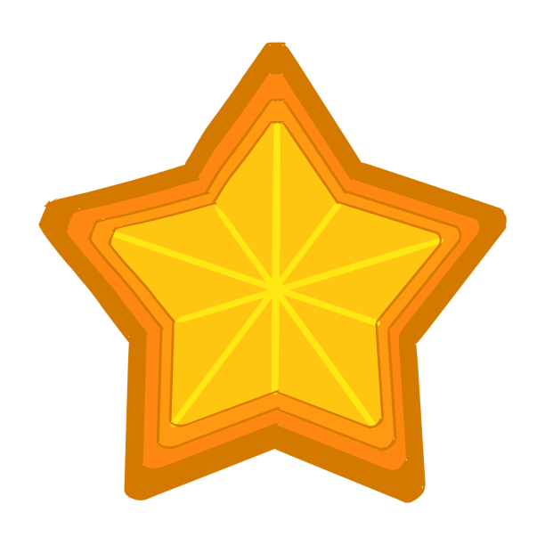 黄色五角星星星图片下载