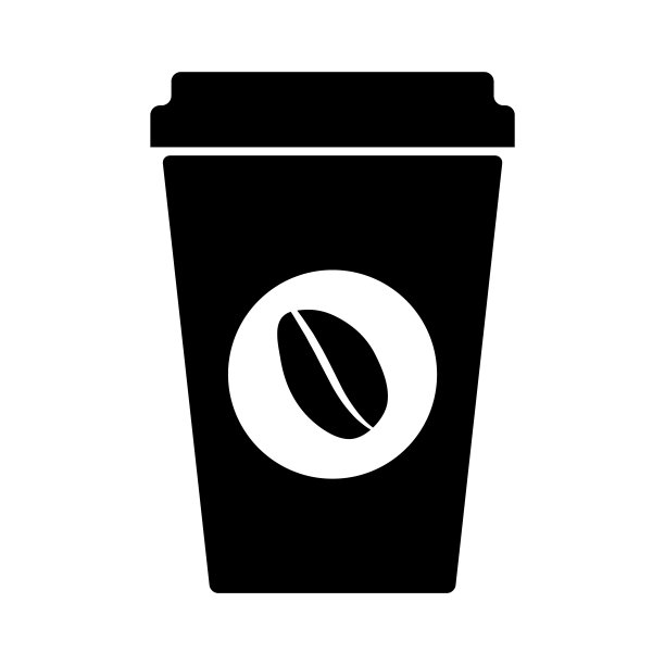 咖啡杯图标，早餐饮料咖啡，卡布奇诺，热简单孤立的插图，矢量线图片下载