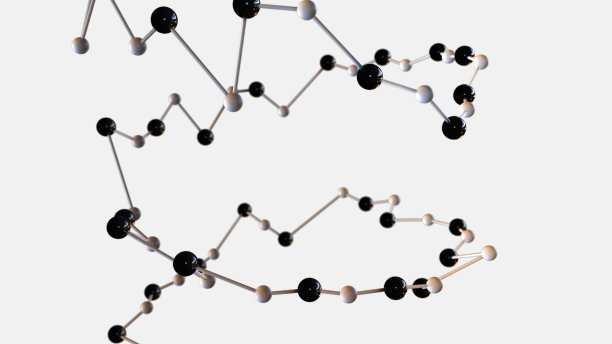 连接原子和分子的链图片下载