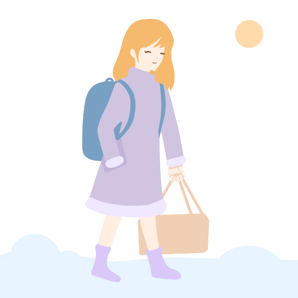 女孩春节旅游图片下载