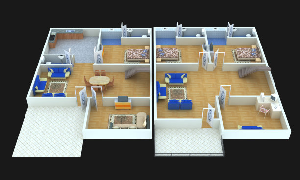 三维平面设计图片下载