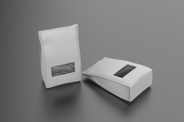 现实的咖啡袋模型图片下载