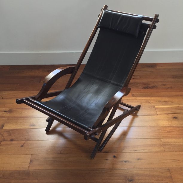 皮革甲板椅式座椅图片下载