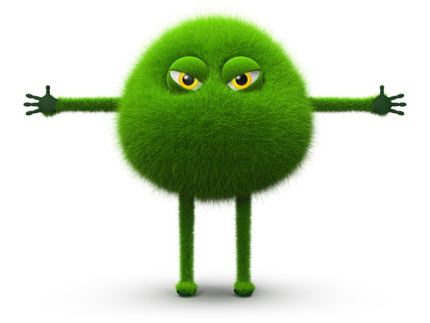 可爱的毛茸茸的怪物图片下载