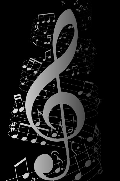 抽象艺术音乐背景图片下载