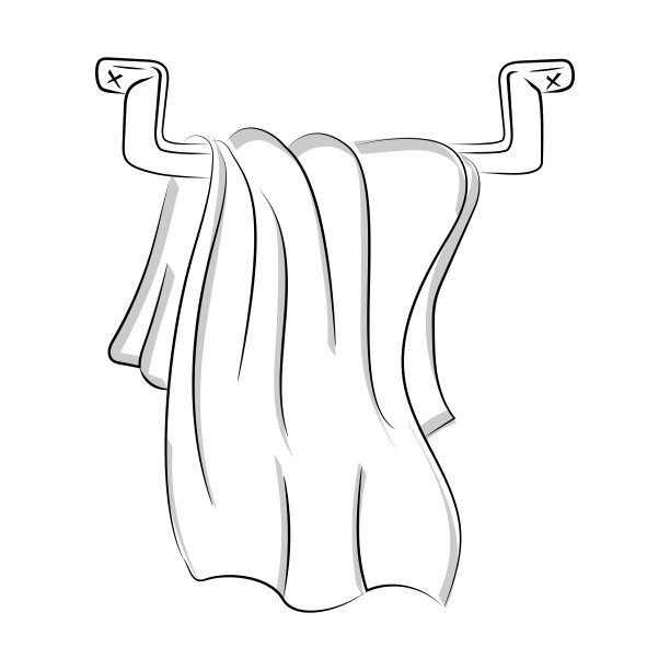 浴室挂毛巾图片下载