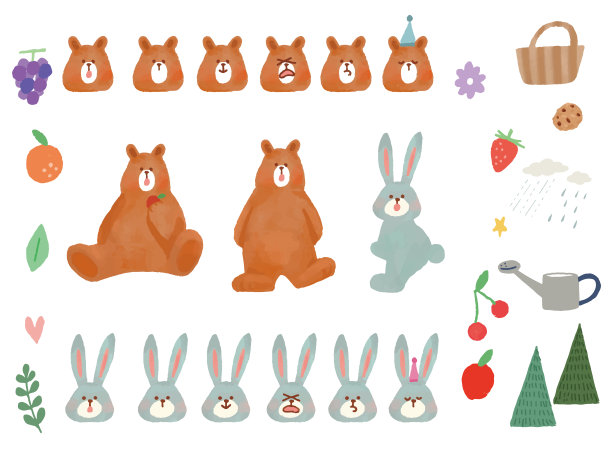 北欧城市景观和营地的插图(手写，露营者，房屋，帐篷，森林，可爱，杂物)北欧街道和营地的插图。手写，露营车，房子，帐篷，森林，可爱。图片下载