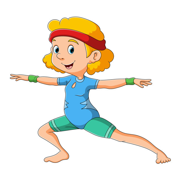 芭蕾舞演员正在伸展双腿和手臂图片下载