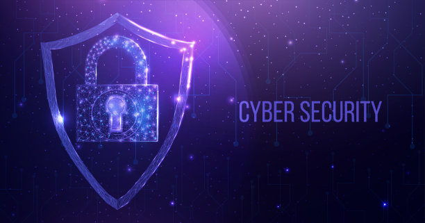 全国网络安全宣传月。线框多边形盾牌与全球地图。网络安全，世界保护理念与发光低聚守卫。未来主义抽象矢量插图。图片下载