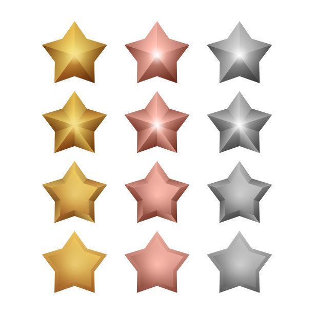 勋章星级图标集- 1图片下载