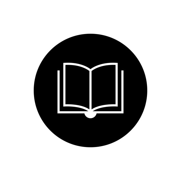 网页和移动设备的图书轮廓图标图片下载