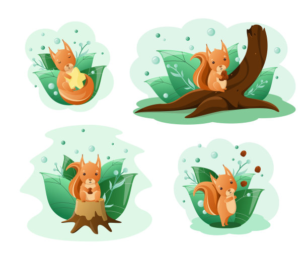 可爱的松鼠图片下载