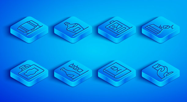 设置线木桶为葡萄酒，旧瓶，纸板箱，瓶，书关于，葡萄酒品尝，品尝，和图标。向量图片下载