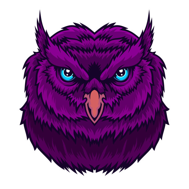 猫头鹰兽首吉祥物。图片下载