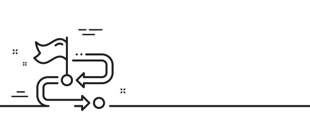 旅行路线线图标位置标志最小图片下载