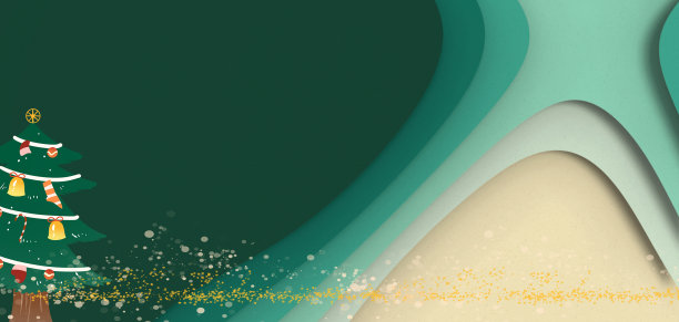 圣诞扁平渐变背景素材图片