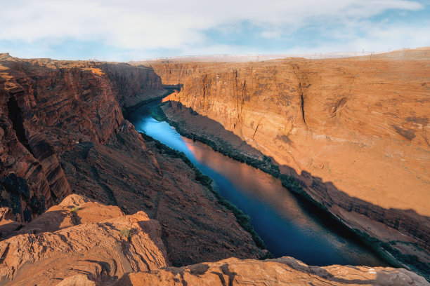 格伦峡谷和科罗拉多河，格伦峡谷俯瞰点图片下载