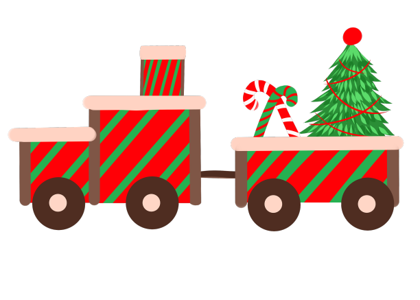 圣诞小火车图片下载