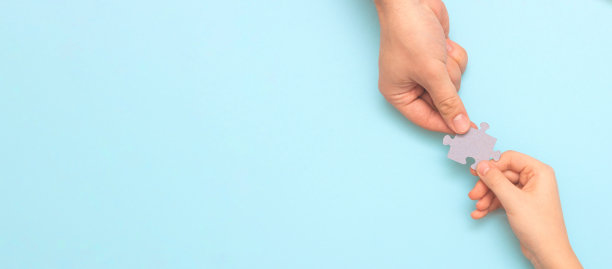 自闭症谱系与谜题概念图片下载