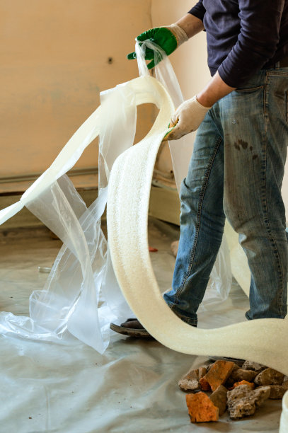 减震带可提高地坪平整的质量和耐久性，是一种新颖的施工方法图片下载